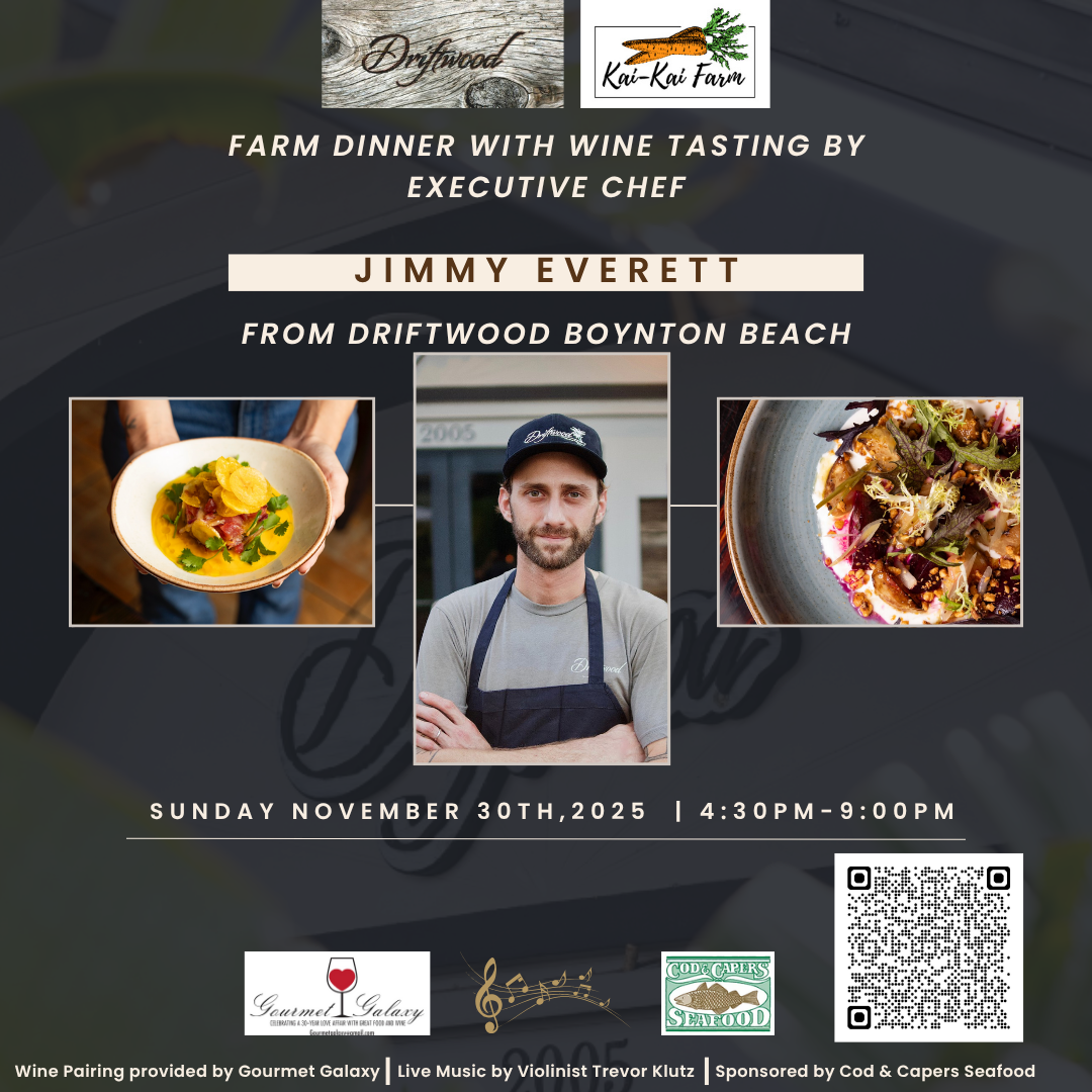 Kai Kai Farm Dinner with chef Jimmy Everett